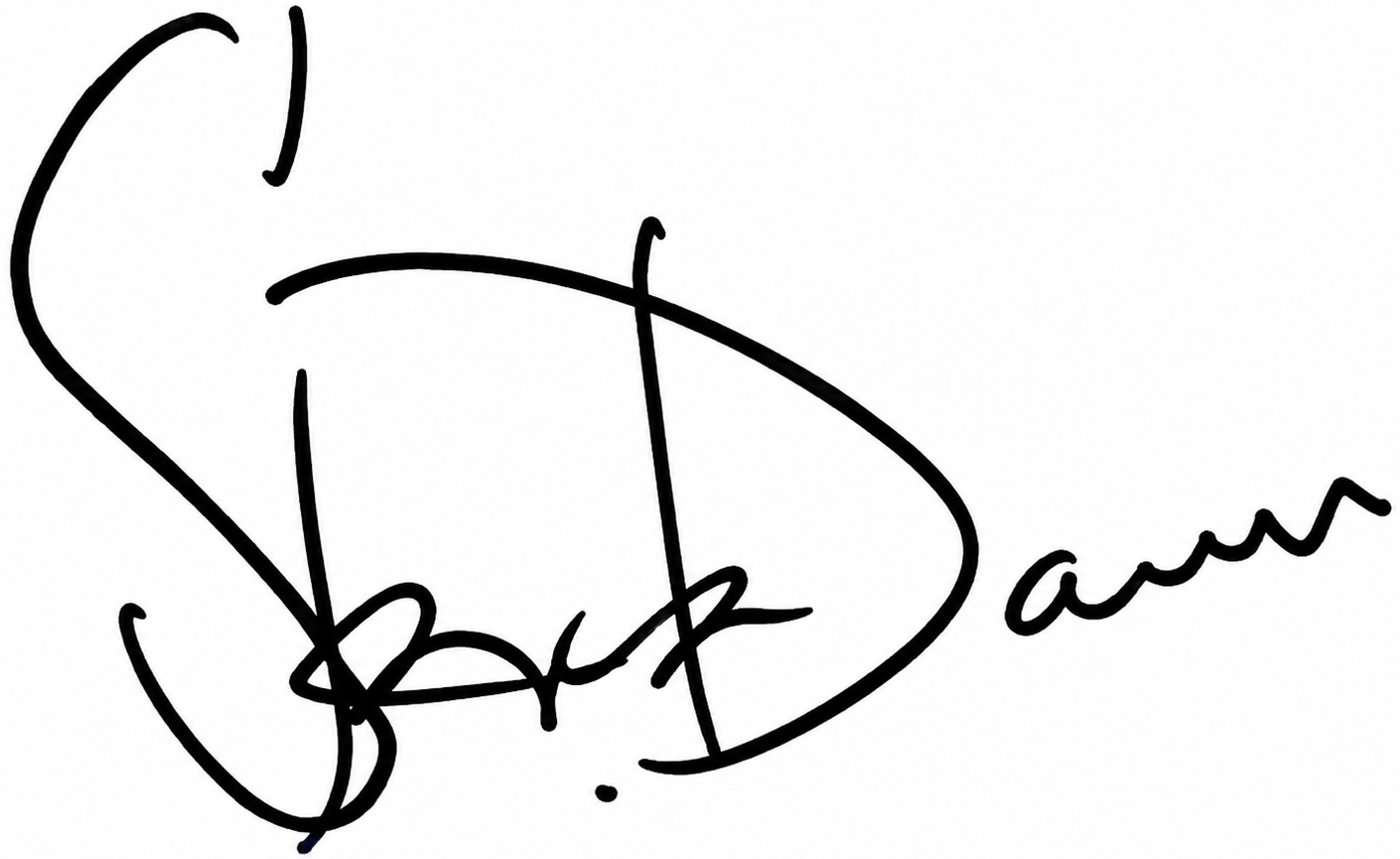 Steve Davis signature